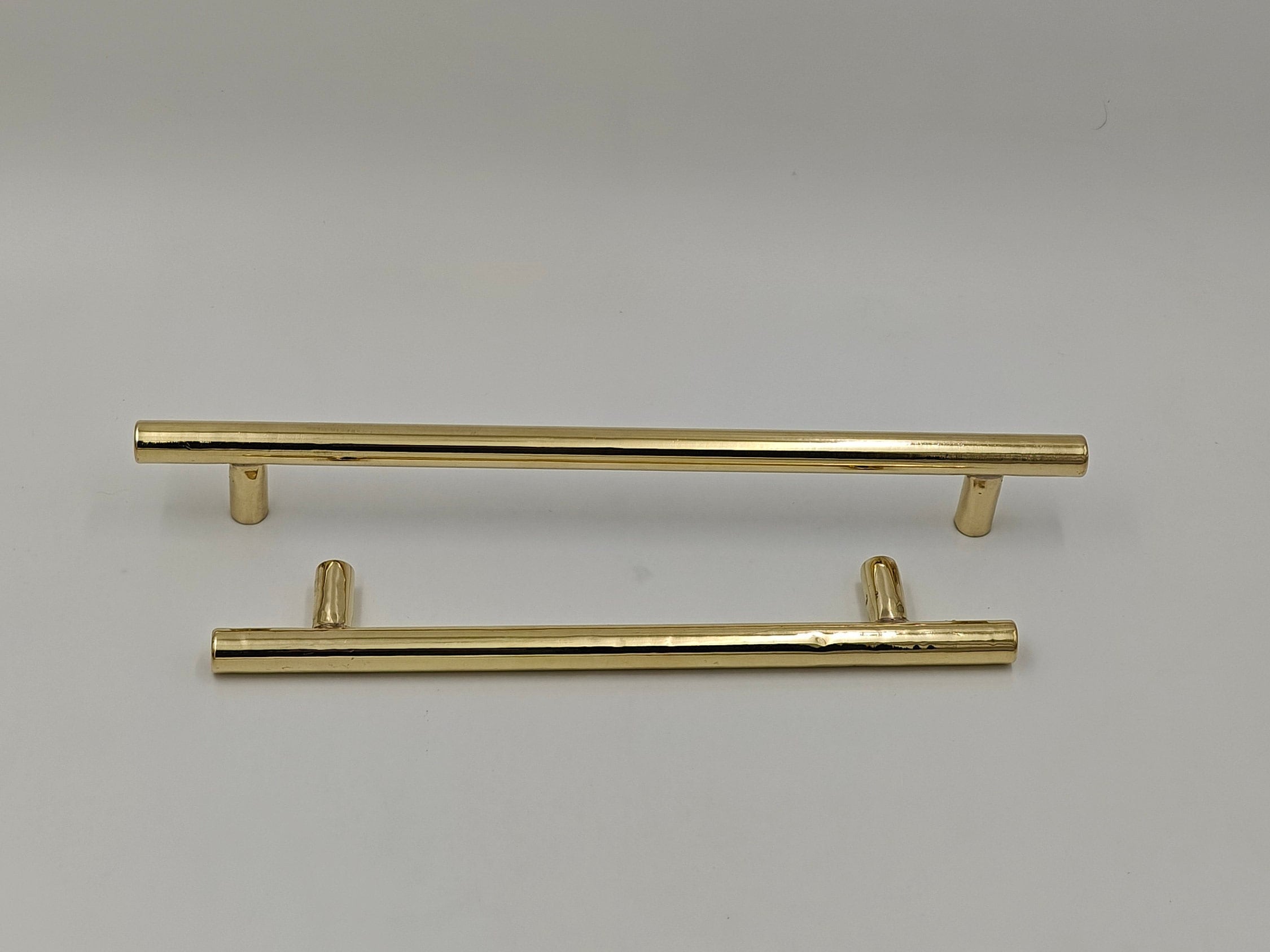 Unlacquered Brass Bar Drawer pulls. Bar cabinet Pulls, Kitchen Cabinet Pulls - bohoprime