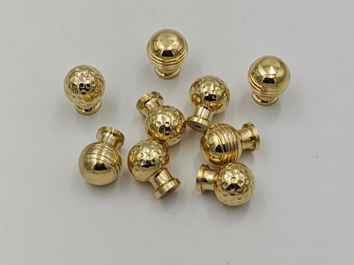 Handmade Solid Brass Cabinet Handles. Round cabinet handles - Brass Knobs - bohoprime