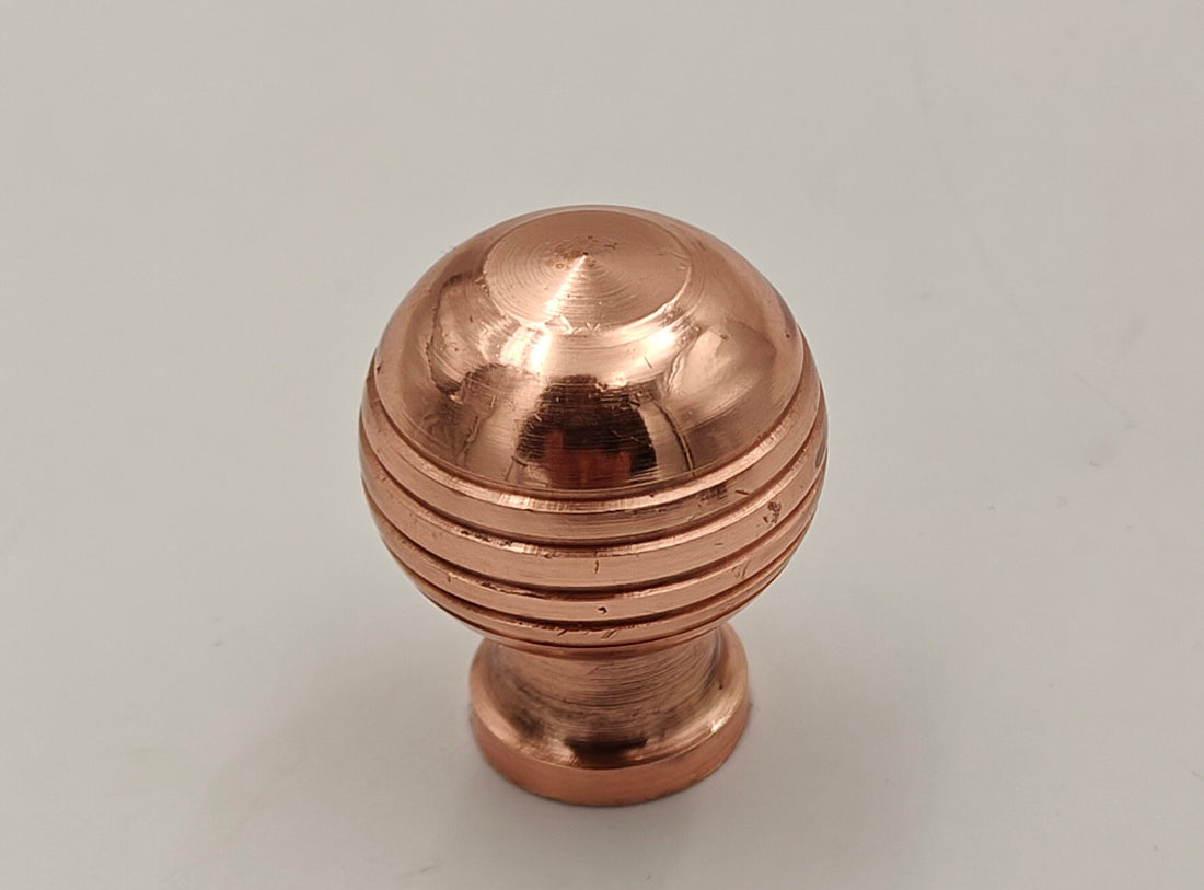 Handmade Unlacquered Brass Cabinet Handles. Round cabinet handles - Brass Knobs - bohoprime