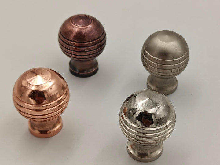 Handmade Unlacquered Brass Cabinet Handles. Round cabinet handles - Brass Knobs - bohoprime